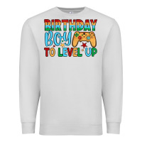 Dove Grey birthday boy to level up Premium Sweatshirt - JahusDesignShop