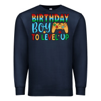 Navy birthday boy to level up Premium Sweatshirt - JahusDesignShop