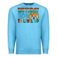 Ocean Blue birthday boy to level up Premium Sweatshirt - JahusDesignShop