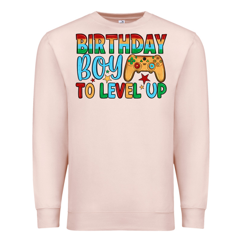 Birthday Boy To Level Up Premium Sweatshirt by JahusDesignShop | Teevron