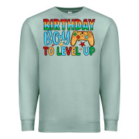 Seafoam birthday boy to level up Premium Sweatshirt - JahusDesignShop