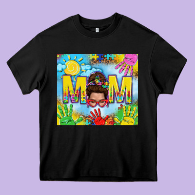 Messy Bun Autism Mom 20oz Skinny Tumbler Heavy Core Tee Designed By Tumblerdesignbyshophia
