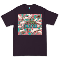 Plum Easter Bunny  tumbler Easter Day Premium Tee - HowdyJamesFarm