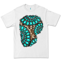 White gemstone cowhide patches Premium Tee - RanaPortraitStore