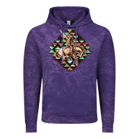 Cloud Purple Aztec symbol rodeo Vintage Hoodie - FaDigitalArtStudio