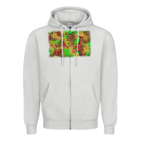 Dove Grey mardi gras crawfish and glitter background Zipper Hoodie - AdoDesignShop