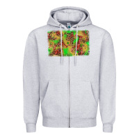 Heather Grey mardi gras crawfish and glitter background Zipper Hoodie - AdoDesignShop
