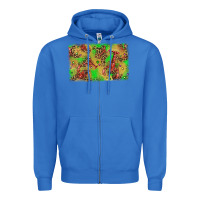True Royal mardi gras crawfish and glitter background Zipper Hoodie - AdoDesignShop