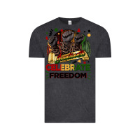 Vintage Black Juneteenth celebrate freedom Vintage Tee - FaDigitalArtStudio