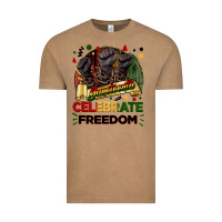 Vintage Coffee Juneteenth celebrate freedom Vintage Tee - FaDigitalArtStudio