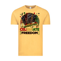 Vintage Mustard Juneteenth celebrate freedom Vintage Tee - FaDigitalArtStudio