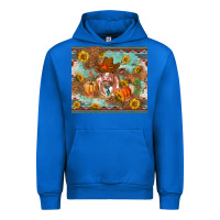 Cobalt Fall heifer cow Urban Hoodie - RanaPortraitStore