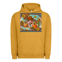 Pigment Peanut Butter Fall heifer cow Urban Hoodie - RanaPortraitStore