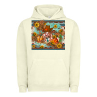 Pigment Pistachio Fall heifer cow Urban Hoodie - RanaPortraitStore