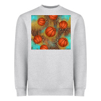 Heather Grey western basketball Heavyweight Sweatshirt - AdoDesignShop