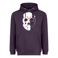 Plum jason hockey mask halloween Heavyweight Hoodie - baoMotion
