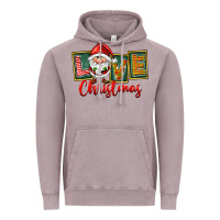 Vintage Zinc Love Christmas Gnome Santa Vintage Hoodie - FaDigitalArtStudio