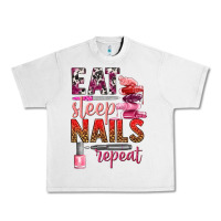 Lunar Rock eat sleep nails repeat bbs Urban Heavy Tee - BundleAndBundleShop
