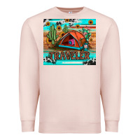 Pale Pink traveler tumbler Premium Sweatshirt - JahusDesignShop