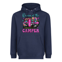 Navy queen of the camper Heavyweight Hoodie - JahusDesignShop