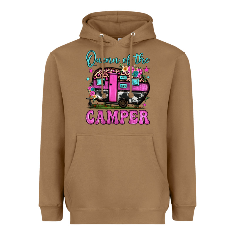 Queen Of The Camper Heavyweight Hoodie by JahusDesignShop | Teevron
