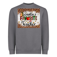 Storm santa's favorite teacher Heavyweight Sweatshirt - AdoDesignShop