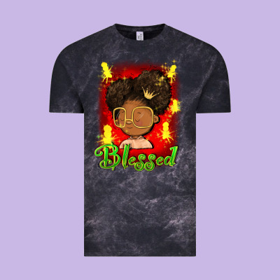 Blessed Juneteenth Vintage Tee Designed By Fadigitalartstudio