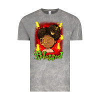 Cloud Rock blessed juneteenth Vintage Tee - FaDigitalArtStudio