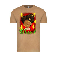 Vintage Camel blessed juneteenth Vintage Tee - FaDigitalArtStudio