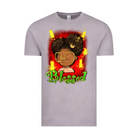 Vintage Zinc blessed juneteenth Vintage Tee - FaDigitalArtStudio