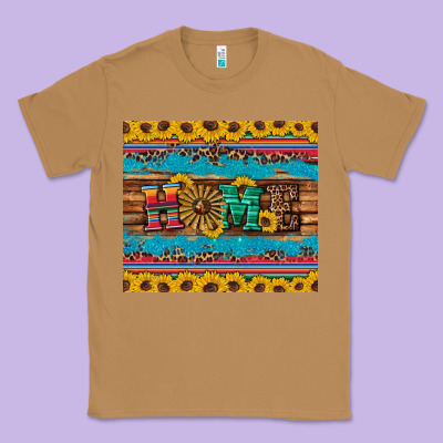 Western Home Wind Wheel Sunflowers Classic Tee Designed By Artiststas
