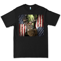 Black usa deer hunting woods Premium Tee - CowGirlArtShop