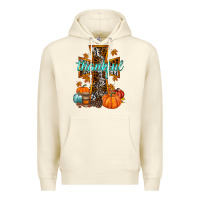 Sandshell thankful cross Premium Hoodie - RacoonDesign