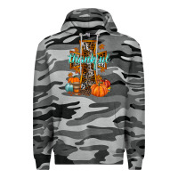 Slate Camo thankful cross Premium Hoodie - RacoonDesign