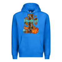 True Royal thankful cross Premium Hoodie - RacoonDesign