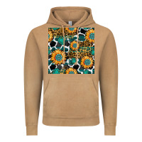 Vintage Camel gemstone sunflower leopard seamless pattern Vintage Hoodie - BundleAndBundleShop
