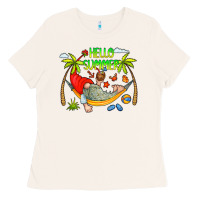 Bone Hello Summer Ladies Tee - CowCowDesign