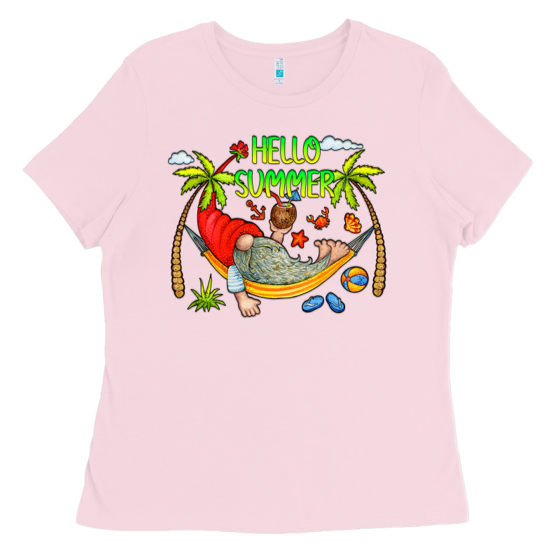 Hello Summer Ladies Tee by CowCowDesign | Teevron