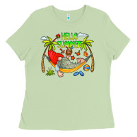 Matcha Hello Summer Ladies Tee - CowCowDesign