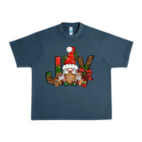 Midnight Navy joy christmas with gnome bbs Urban Heavy Tee - BundleAndBundleShop
