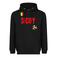 Black sicily Heavyweight Hoodie - baoMotion
