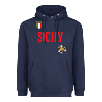Navy sicily Heavyweight Hoodie - baoMotion