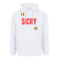White sicily Heavyweight Hoodie - baoMotion