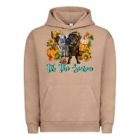 Pigment Burro Tis The Season Cows Urban Hoodie - RanaPortraitStore