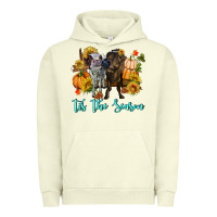 Pigment Pistachio Tis The Season Cows Urban Hoodie - RanaPortraitStore