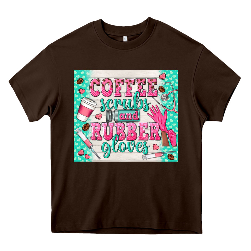 Coffee Scrubs And Rubber Gloves Heavy Core Tee by TumblerDesignByShophia | Teevron