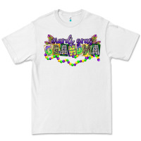 White mardi gras grandma Premium Tee - CowGirlArtShop