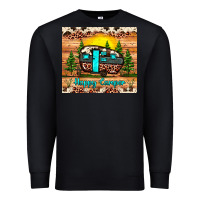Black happy camper Premium Sweatshirt - JahusDesignShop