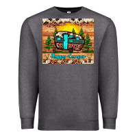 Charcoal Heather happy camper Premium Sweatshirt - JahusDesignShop