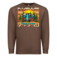 Chestnut happy camper Premium Sweatshirt - JahusDesignShop